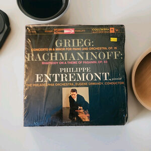 Grieg Rachmaninoff P. Entremont Rhapsody Theme of Paganini Op 43 Vinyl Record